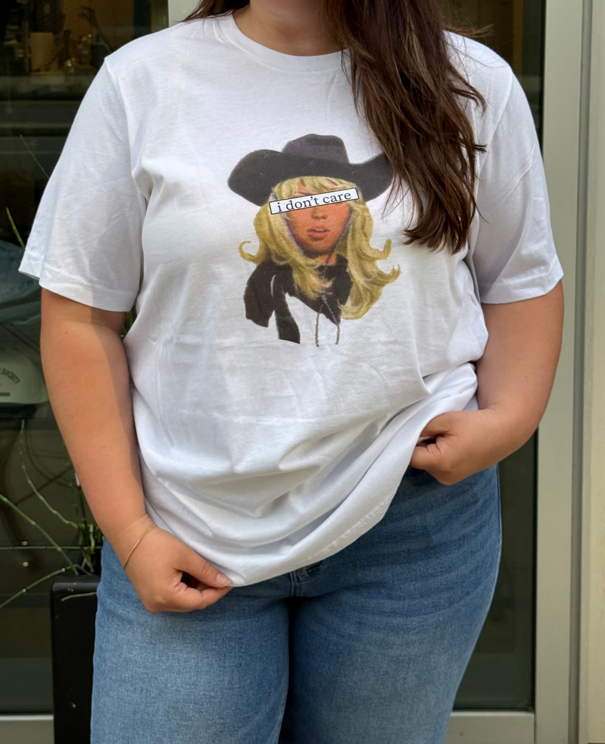 I don't care Barbie Tee