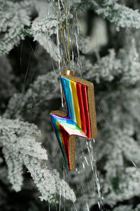 Chrome Bolt Ornament
