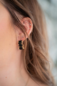Goldstein Stone Hoops