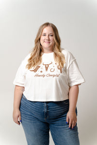 Howdy Cowgirl Graphic T-Shirt