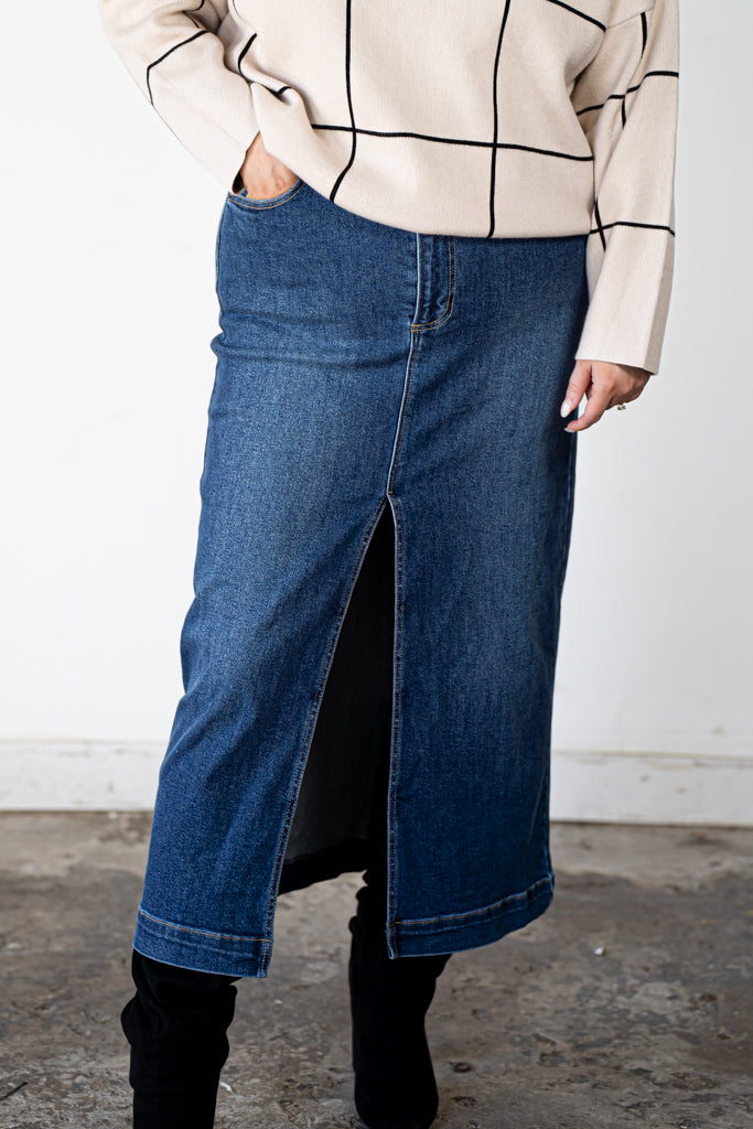 Acadia Denim Skirt
